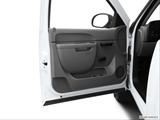  Inside of driver's side open door, window open photo